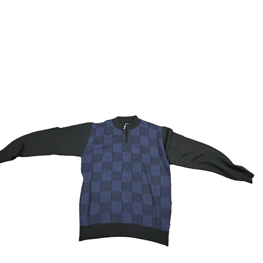 Chereskin Men's Blue and Gray Sweater Size: XXL